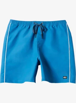 Mens Quiksilver Elastic Waist|Flight Volley 18" Elastic Waist Shorts