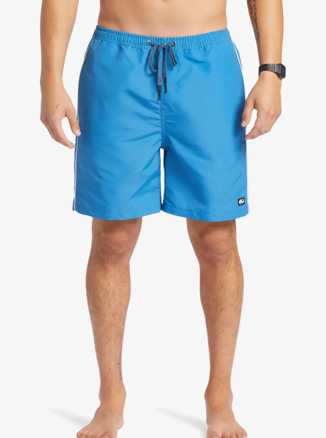 Mens Quiksilver Elastic Waist|Flight Volley 18" Elastic Waist Shorts