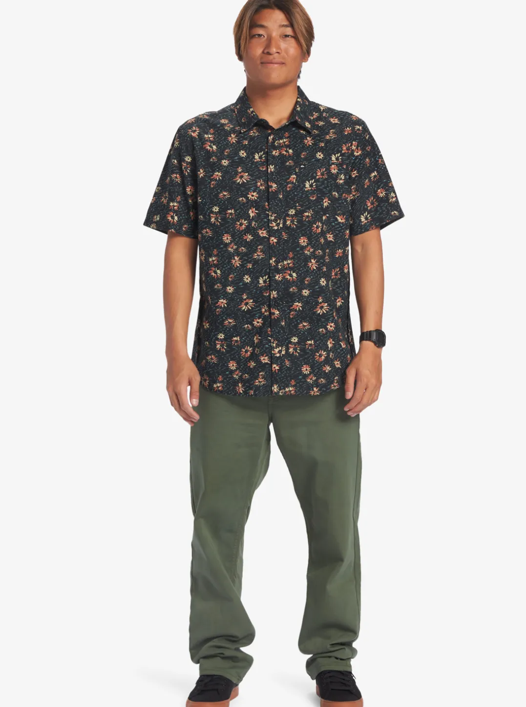 Mens Quiksilver Shirts & Polos|Future Hippie Short Sleeve Woven Shirt