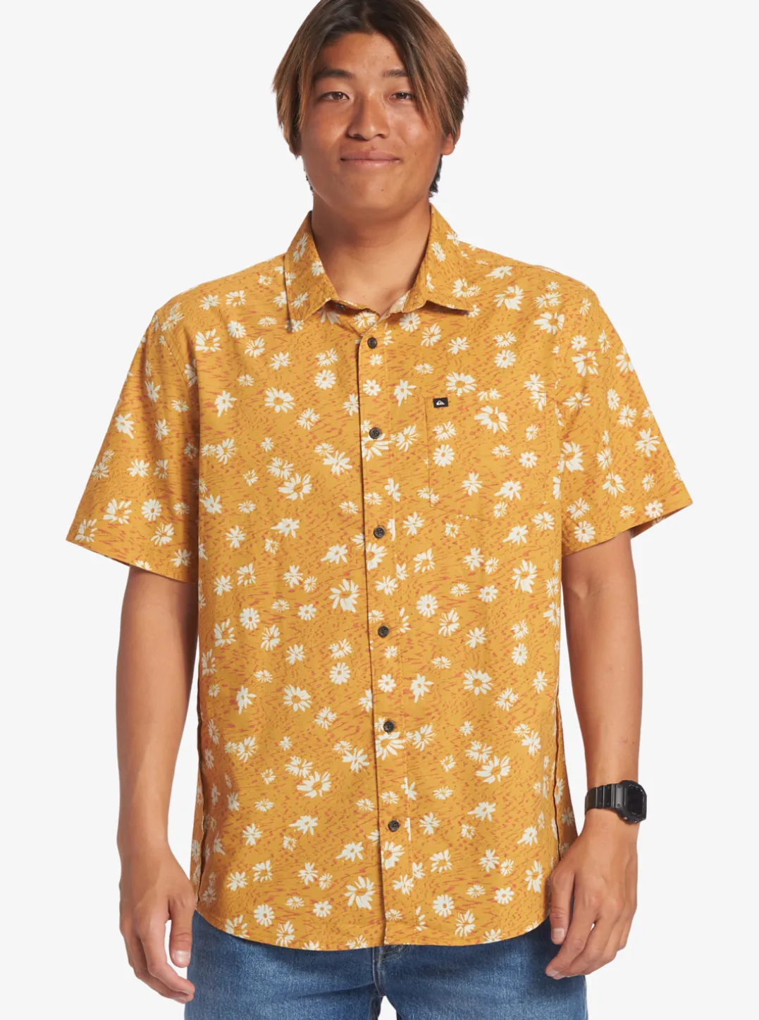 Mens Quiksilver Shirts & Polos|Future Hippie Short Sleeve Woven Shirt