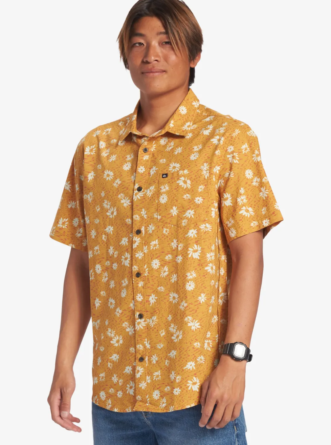 Mens Quiksilver Shirts & Polos|Future Hippie Short Sleeve Woven Shirt