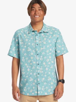 Mens Quiksilver Shirts & Polos|Future Hippie Short Sleeve Woven Shirt