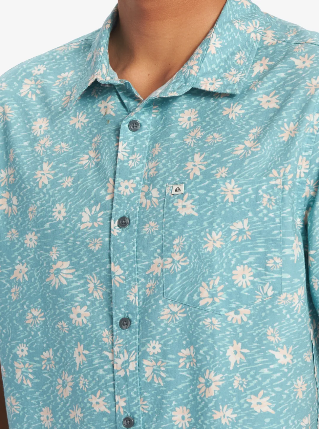 Mens Quiksilver Shirts & Polos|Future Hippie Short Sleeve Woven Shirt