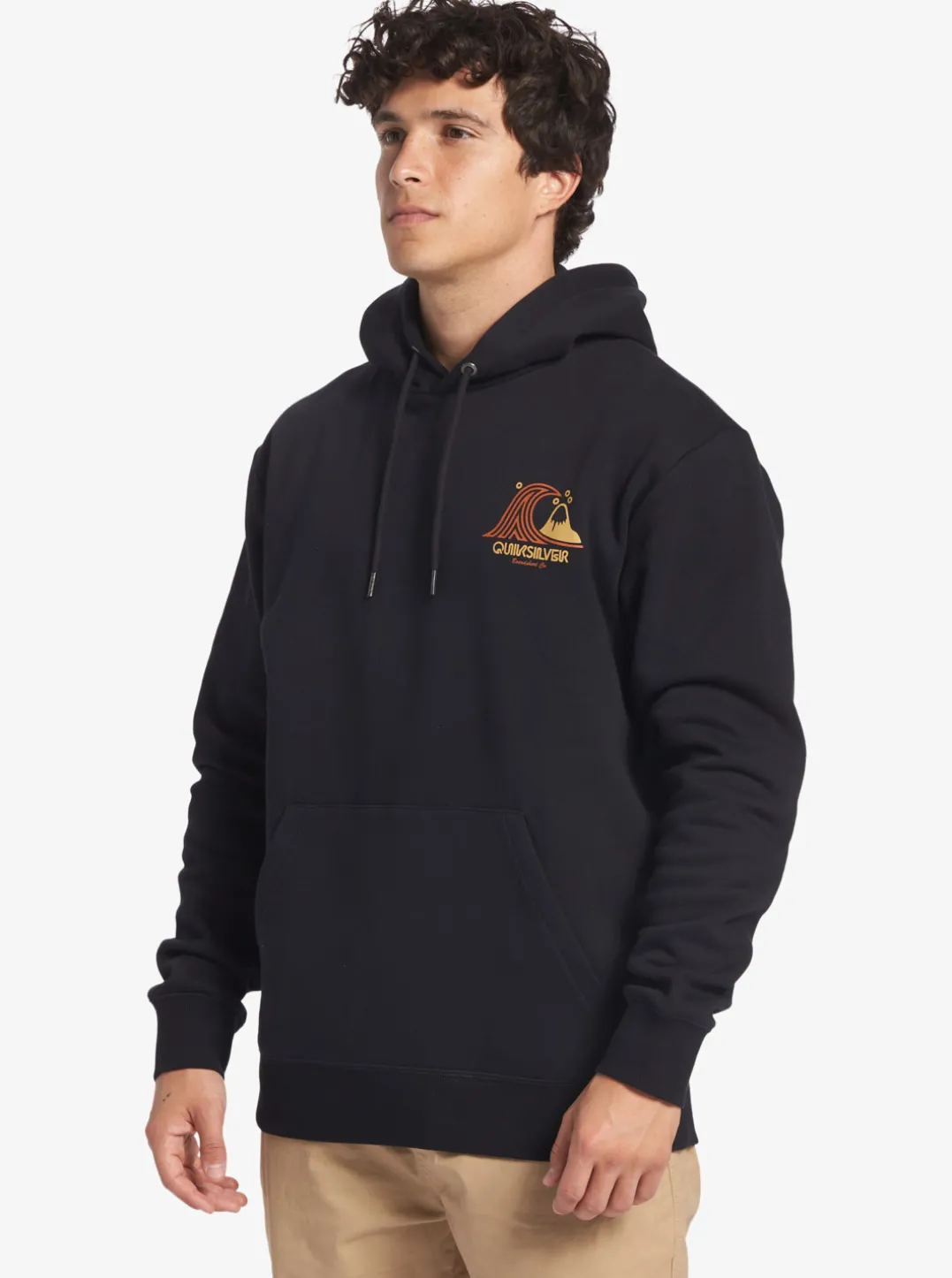 Mens Quiksilver Shirts & Polos|Generator Pullover Fleece Crew Neck Sweatshirt