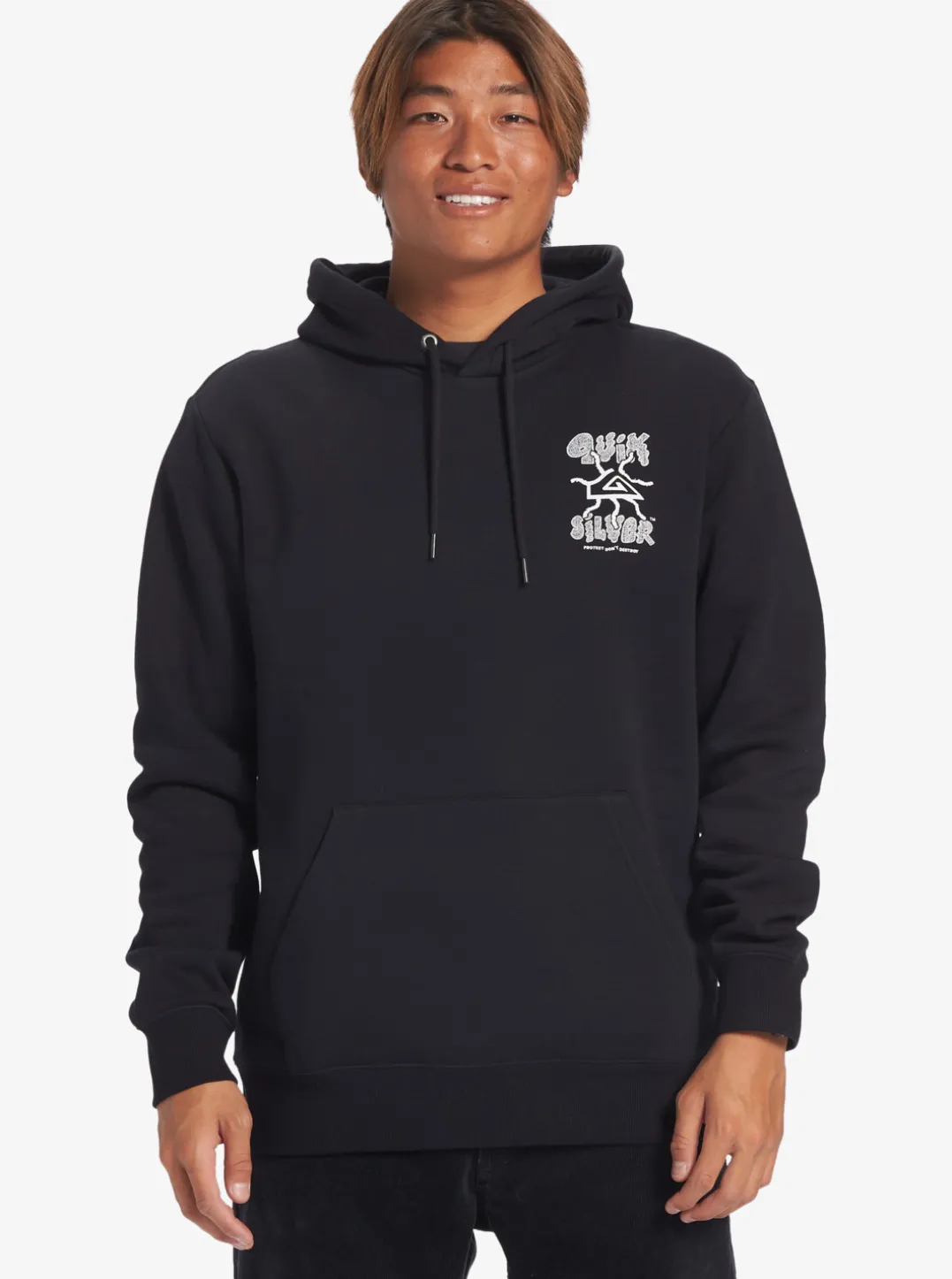 Mens Quiksilver Shirts & Polos|Global Force Fleece Crew Neck Sweatshirt