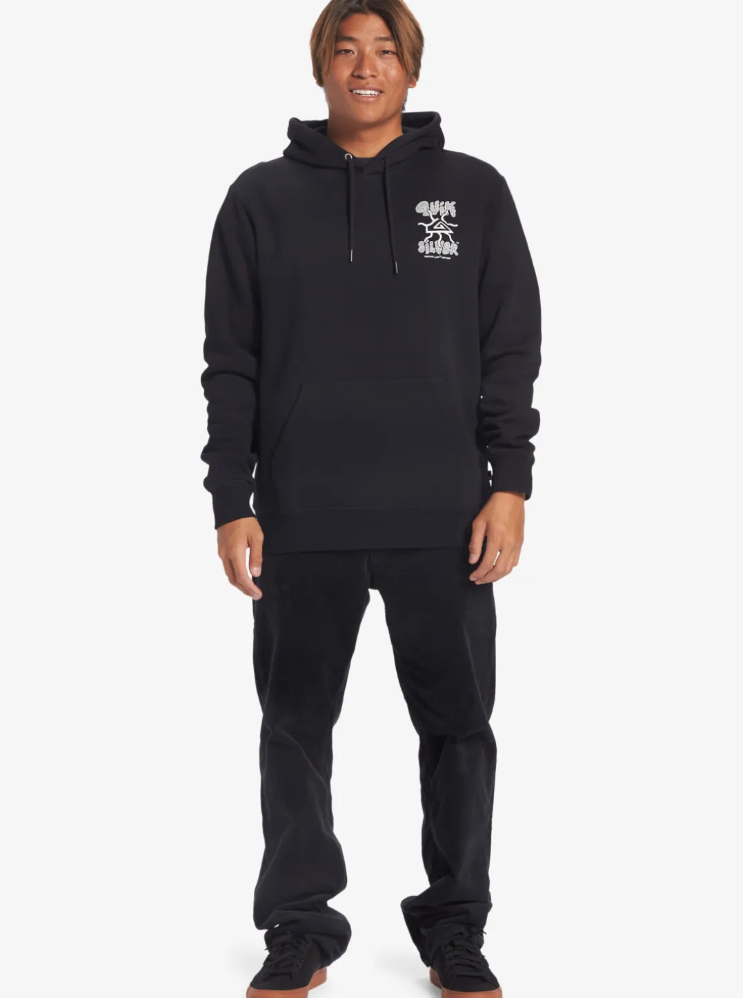 Mens Quiksilver Shirts & Polos|Global Force Fleece Crew Neck Sweatshirt