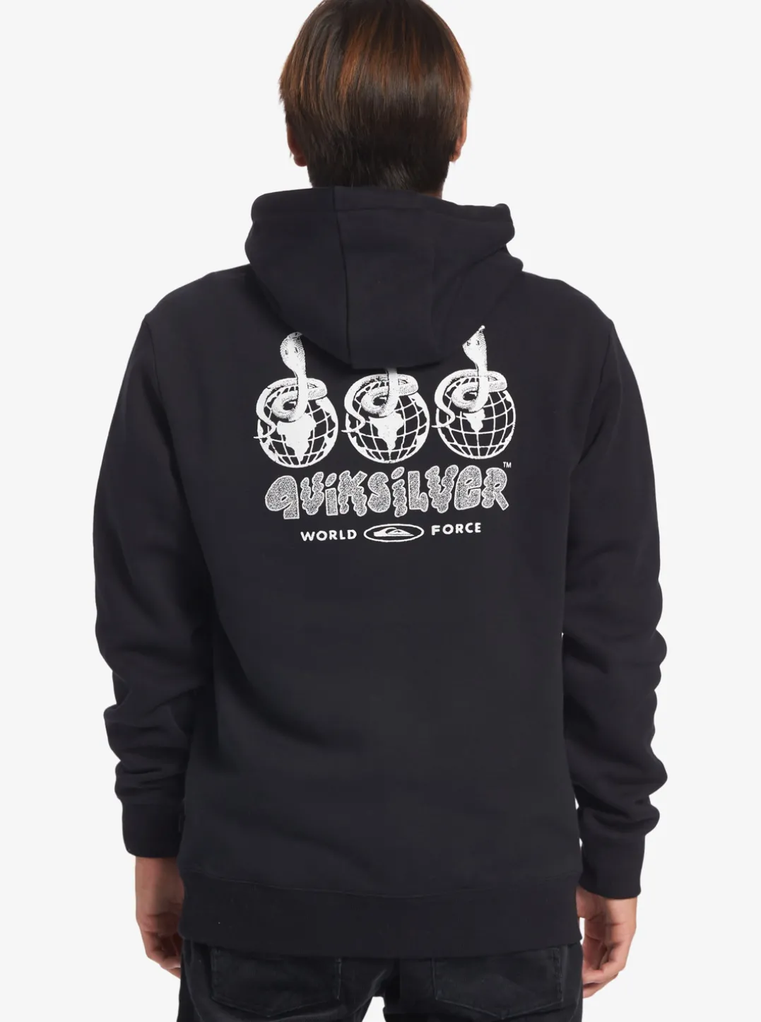 Mens Quiksilver Shirts & Polos|Global Force Fleece Crew Neck Sweatshirt