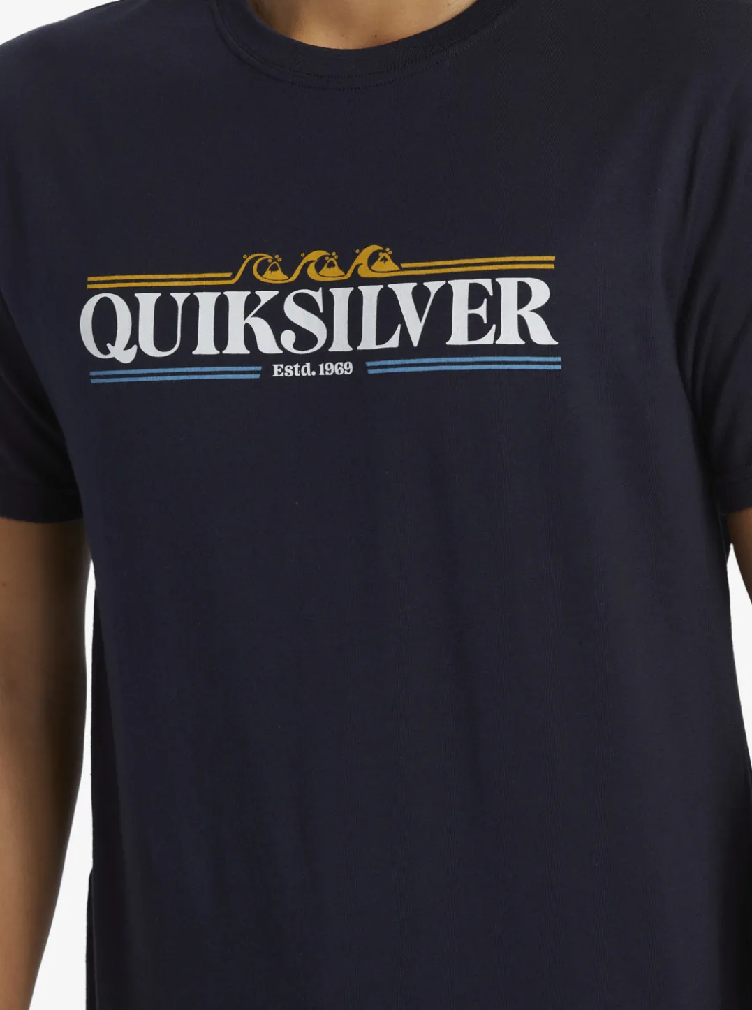 Mens Quiksilver Tees|Gradient Lines T-Shirt
