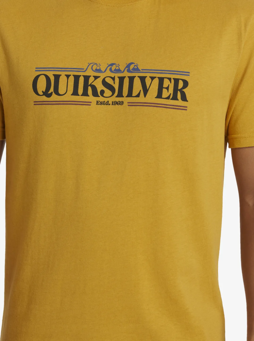 Mens Quiksilver Tees|Gradient Lines T-Shirt