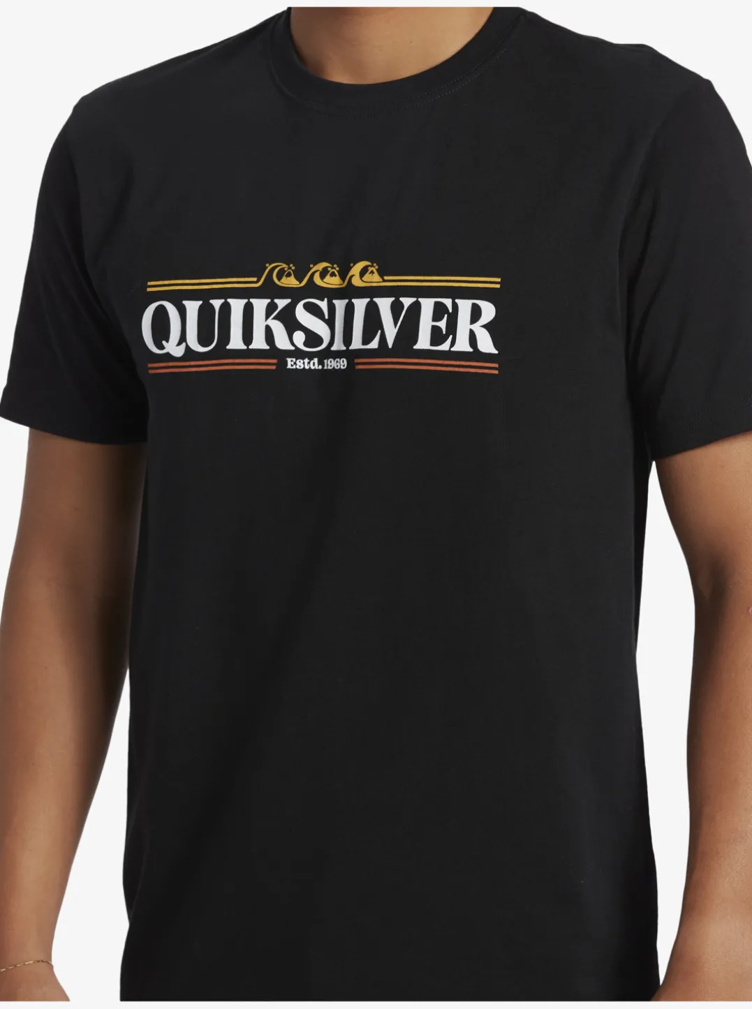 Mens Quiksilver Tees|Gradient Lines T-Shirt
