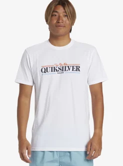 Mens Quiksilver Tees|Gradient Lines T-Shirt