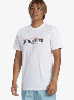 Mens Quiksilver Tees|Gradient Lines T-Shirt