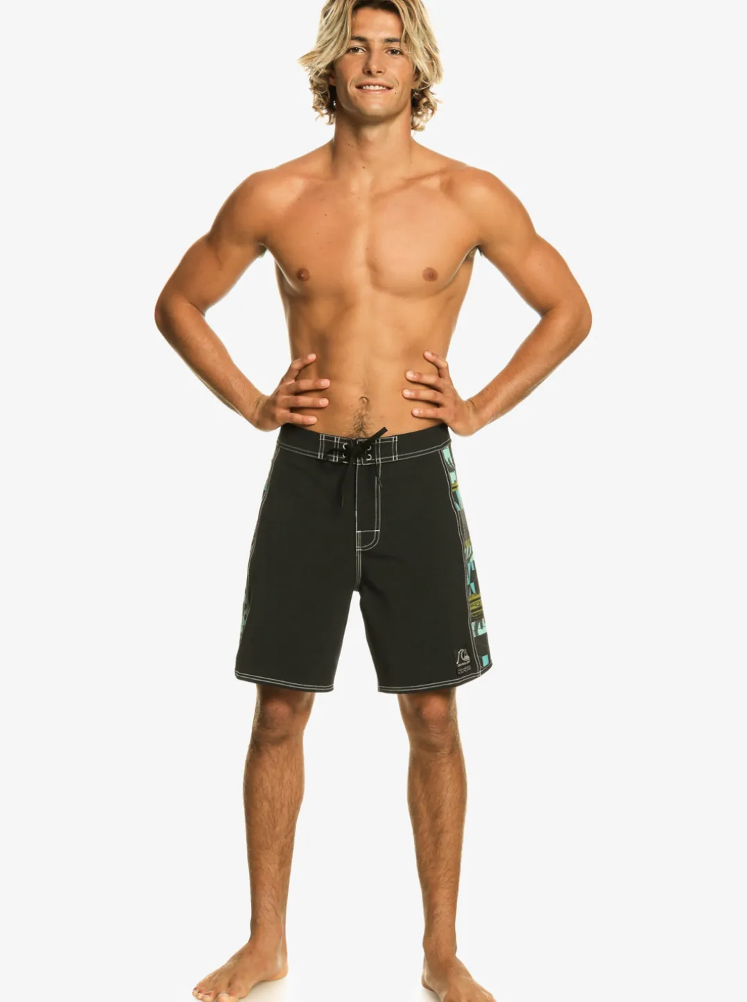 Mens Quiksilver Boardshorts|Gregg Kaplan Blank Canvas Arch 18" Boardshorts