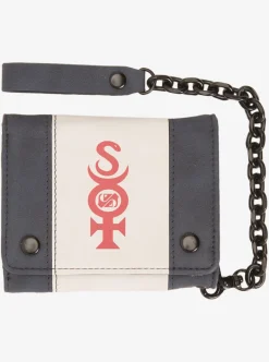 Mens Quiksilver Wallets|Grunge Sponge Tri-Fold Chain Wallet