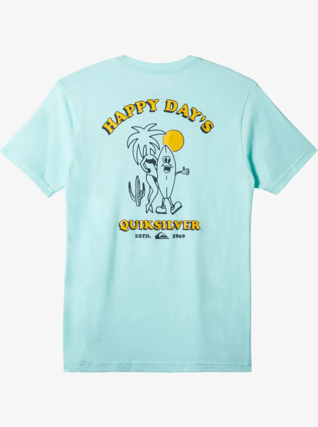 Mens Quiksilver Tees|Happy Days Mod T-Shirt