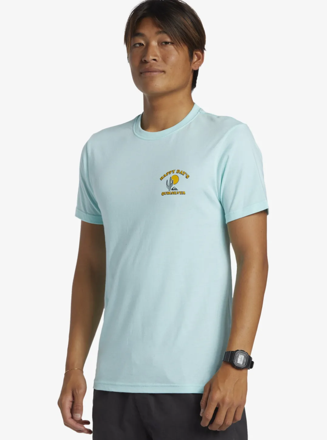 Mens Quiksilver Tees|Happy Days Mod T-Shirt