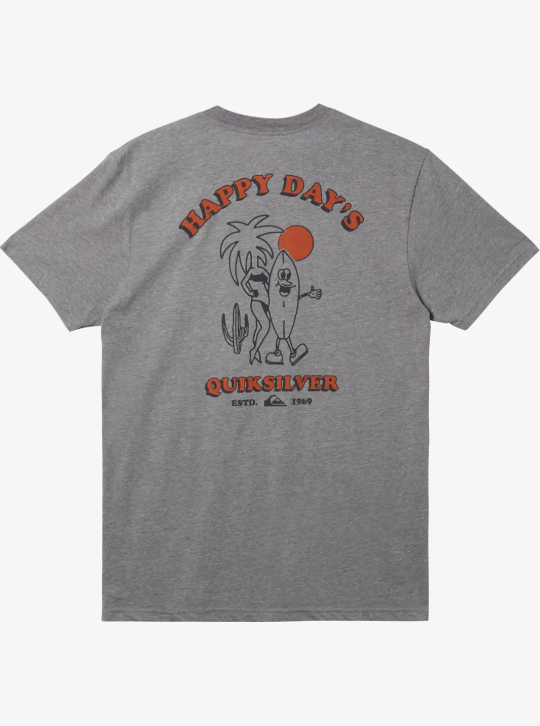 Mens Quiksilver Tees|Happy Days Mod T-Shirt