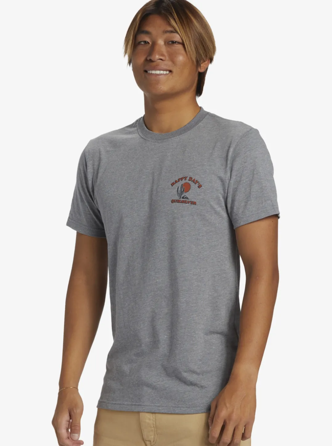 Mens Quiksilver Tees|Happy Days Mod T-Shirt