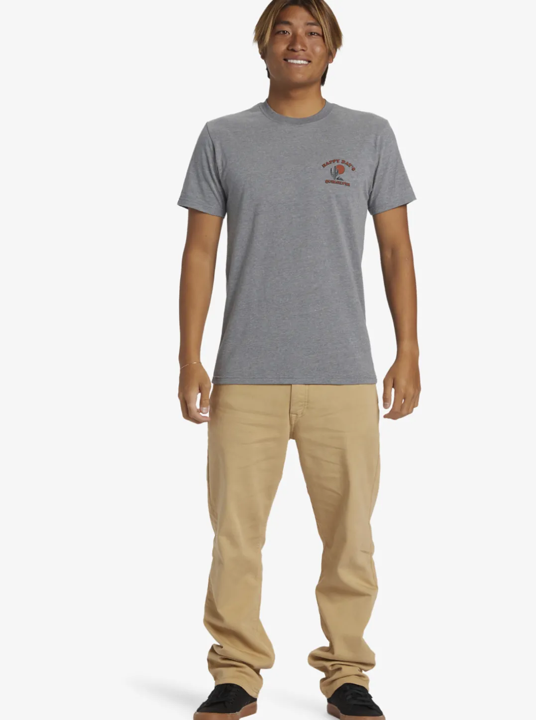 Mens Quiksilver Tees|Happy Days Mod T-Shirt