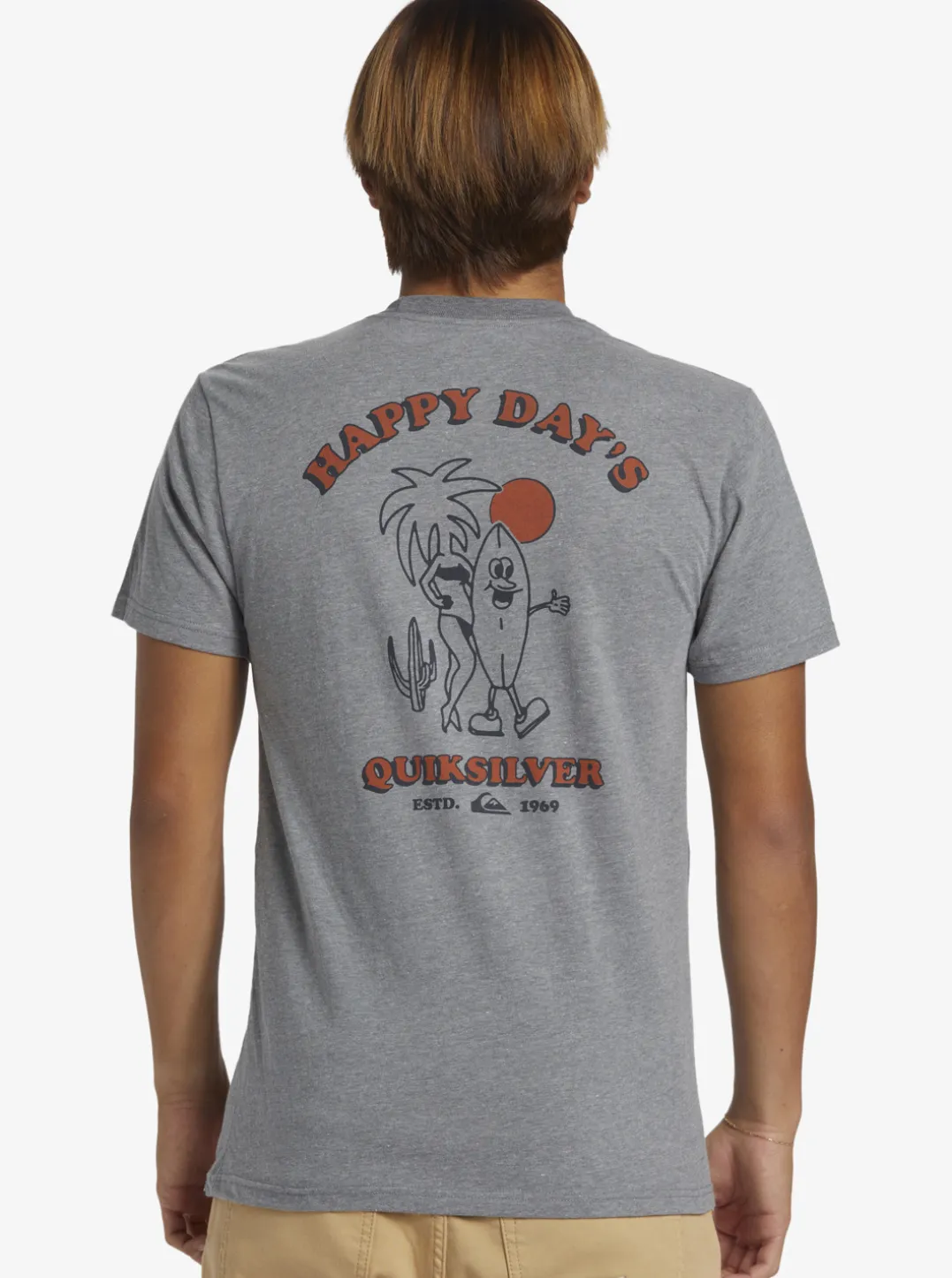 Mens Quiksilver Tees|Happy Days Mod T-Shirt