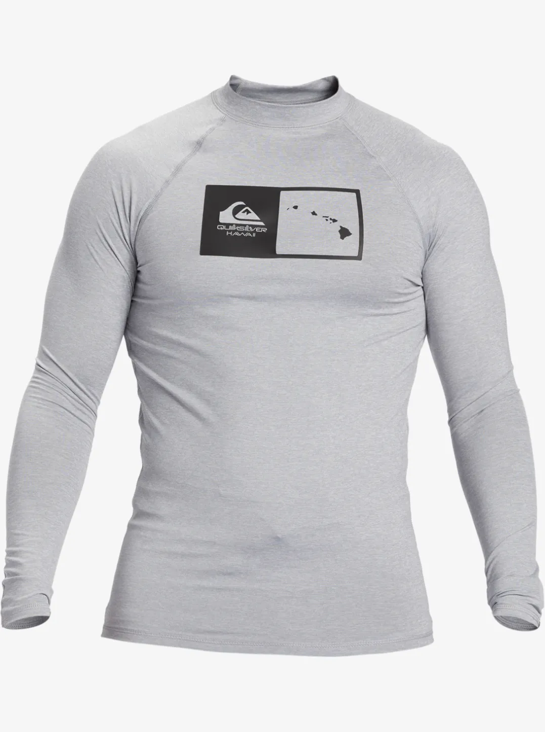 Mens Quiksilver Rashguards|Hawaii Double Down Upf 50 Long Sleeve Surf Tee