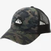 Mens Quiksilver Hats|Hawaii Islands Camo Trucker Hat
