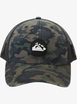 Mens Quiksilver Hats|Hawaii Islands Camo Trucker Hat