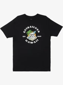 Mens Quiksilver Tees|Hawaii Palm And Skull T-Shirt
