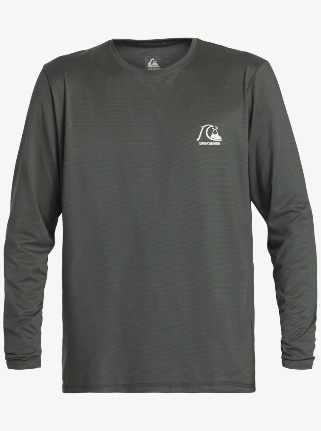 Mens Quiksilver Rashguards|Heritage Heather Long Sleeve Upf 50 Surf Tee