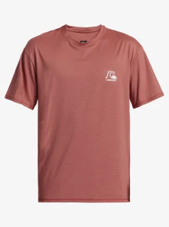 Mens Quiksilver Rashguards|Heritage Heather Short Sleeve Upf 50 Surf T-Shirt
