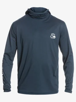 Mens Quiksilver Rashguards|Heritage Upf 50 Long Sleeve Surf Tee