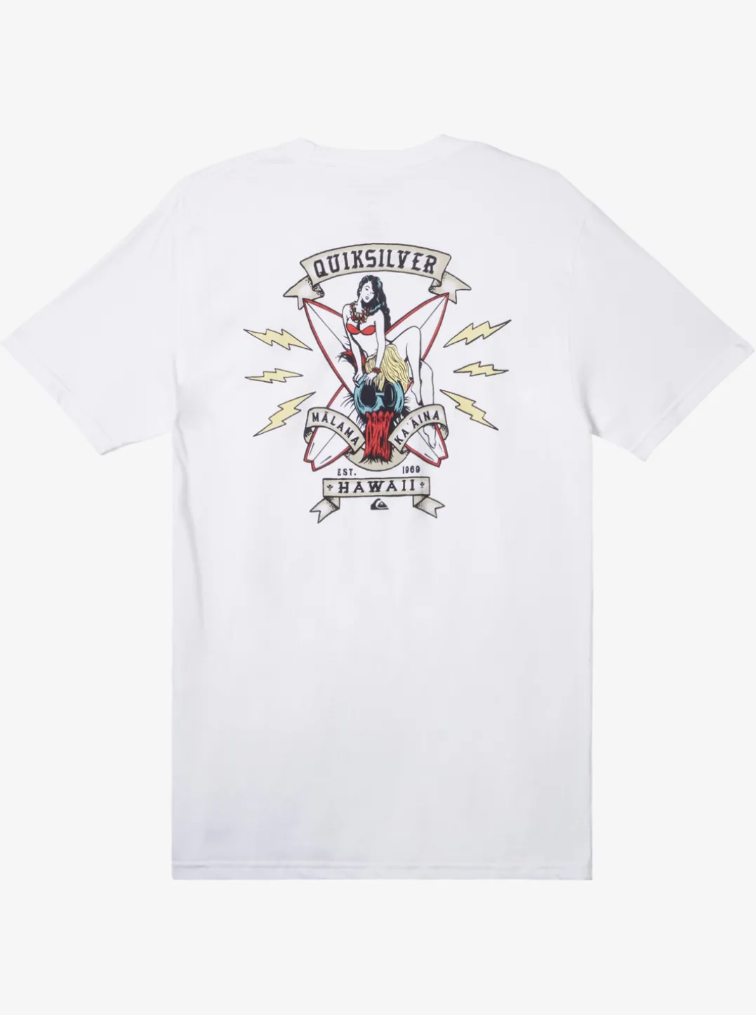 Mens Quiksilver Tees|Hi Flirting With Danger T-Shirt