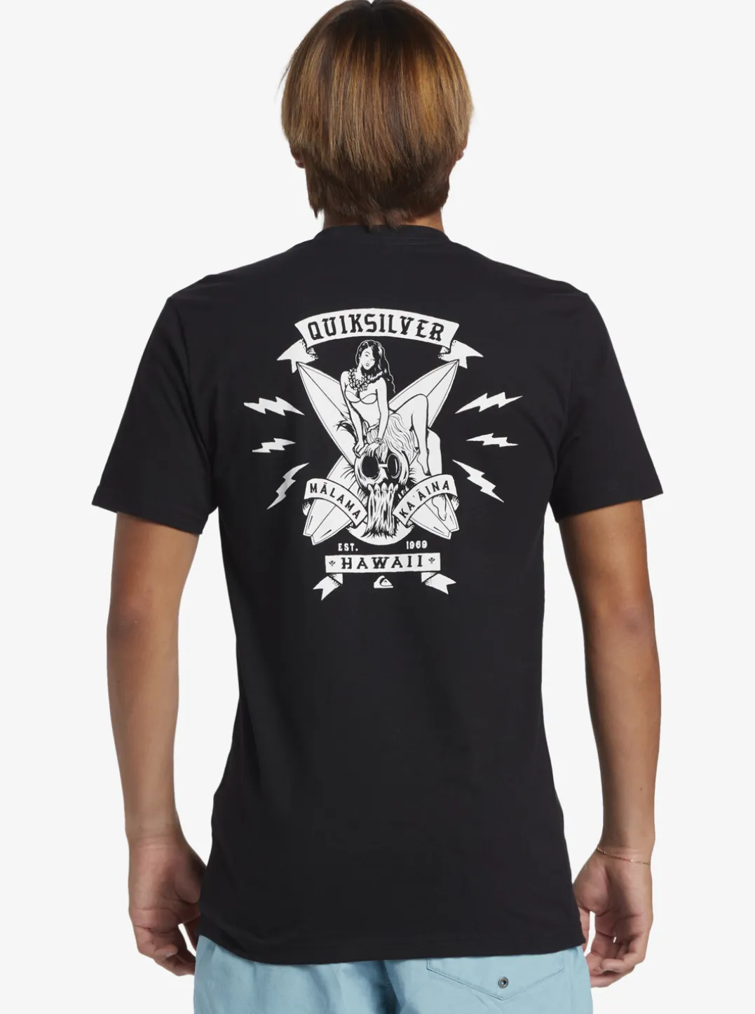 Mens Quiksilver Tees|Hi Flirting With Danger T-Shirt