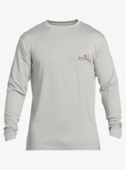 Mens Quiksilver Rashguards|Hi Royalty Surf Long Sleeve Upf 50 Surf T-Shirt