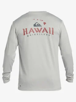 Mens Quiksilver Rashguards|Hi Royalty Surf Long Sleeve Upf 50 Surf T-Shirt