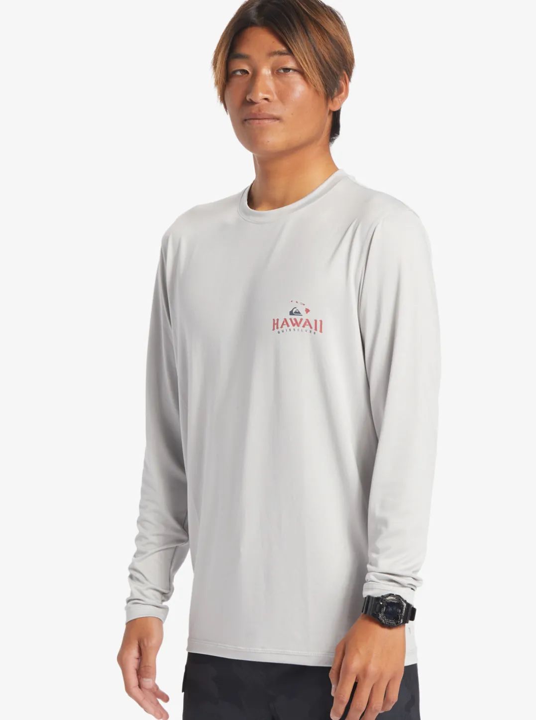 Mens Quiksilver Rashguards|Hi Royalty Surf Long Sleeve Upf 50 Surf T-Shirt