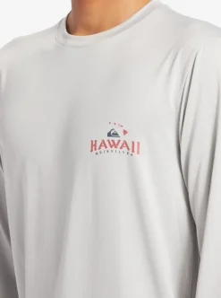 Mens Quiksilver Rashguards|Hi Royalty Surf Long Sleeve Upf 50 Surf T-Shirt