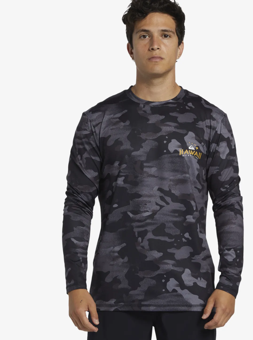 Mens Quiksilver Rashguards|Hi Royalty Surf Long Sleeve Upf 50 Surf T-Shirt