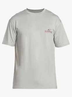 Mens Quiksilver Rashguards|Hi Royalty Surf Short Sleeve Upf 50 Surf T-Shirt