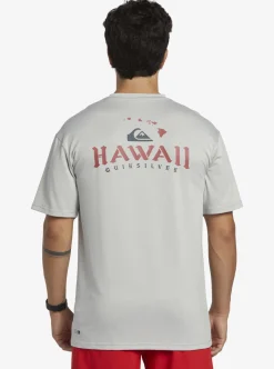 Mens Quiksilver Rashguards|Hi Royalty Surf Short Sleeve Upf 50 Surf T-Shirt