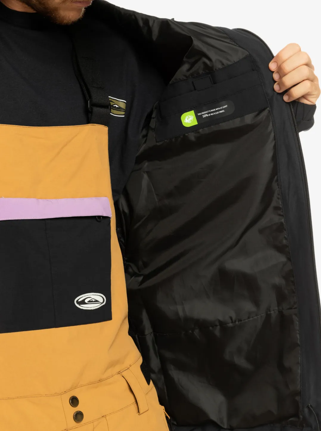 Mens Quiksilver Snow Jackets|High In The Hood Technical Snow Jacket