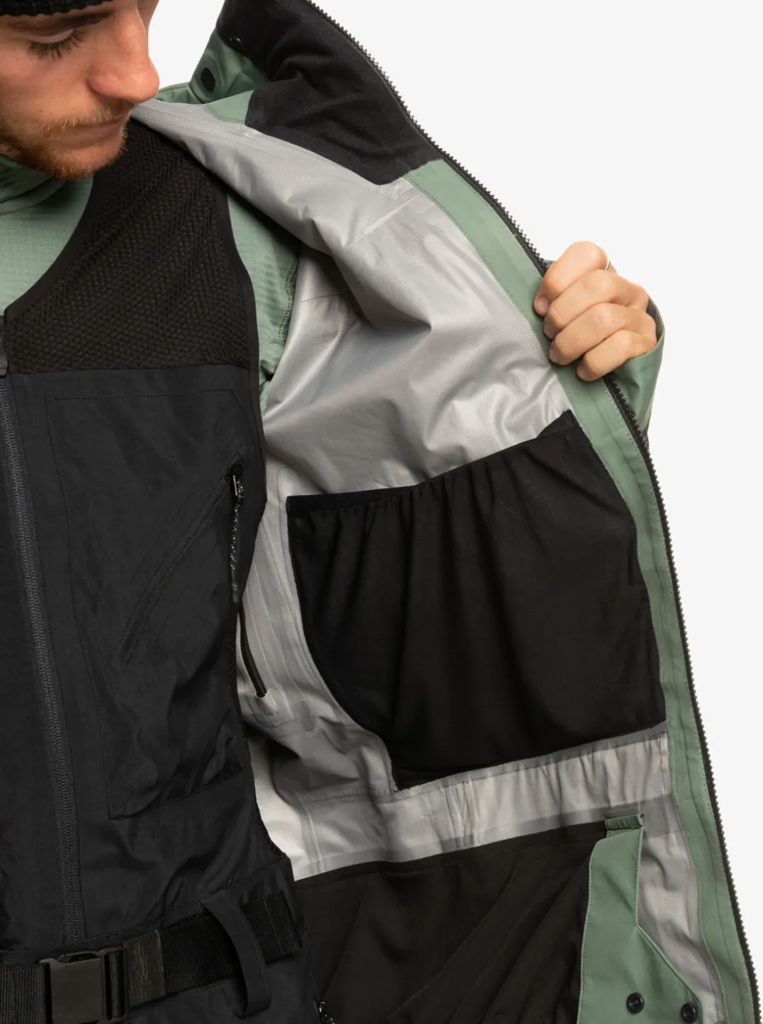 Mens Quiksilver Snow Jackets|Highline Pro Sammy Carlson 3L Gore-Tex® Technical Snow Jacket