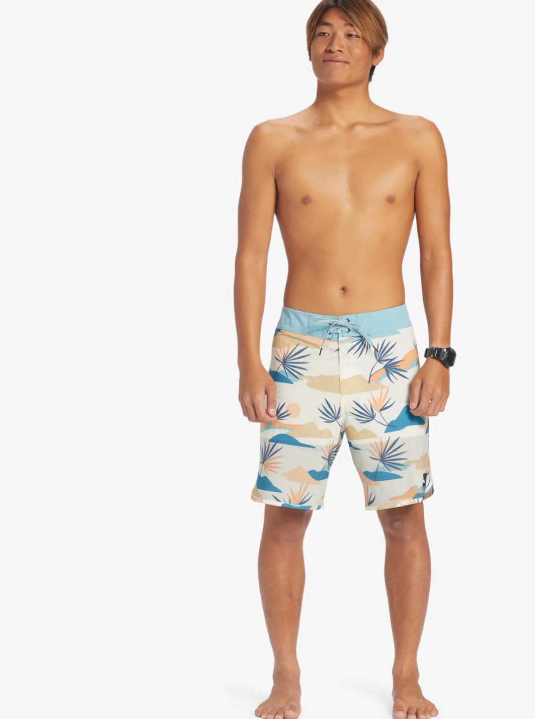 Mens Quiksilver Boardshorts|Highline Scallop 19" Boardshorts
