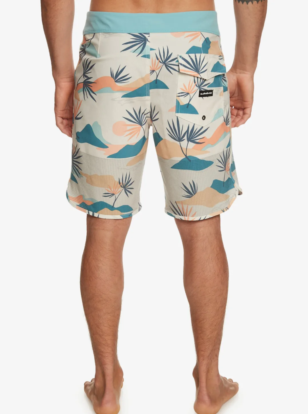 Mens Quiksilver Boardshorts|Highline Scallop 19" Boardshorts