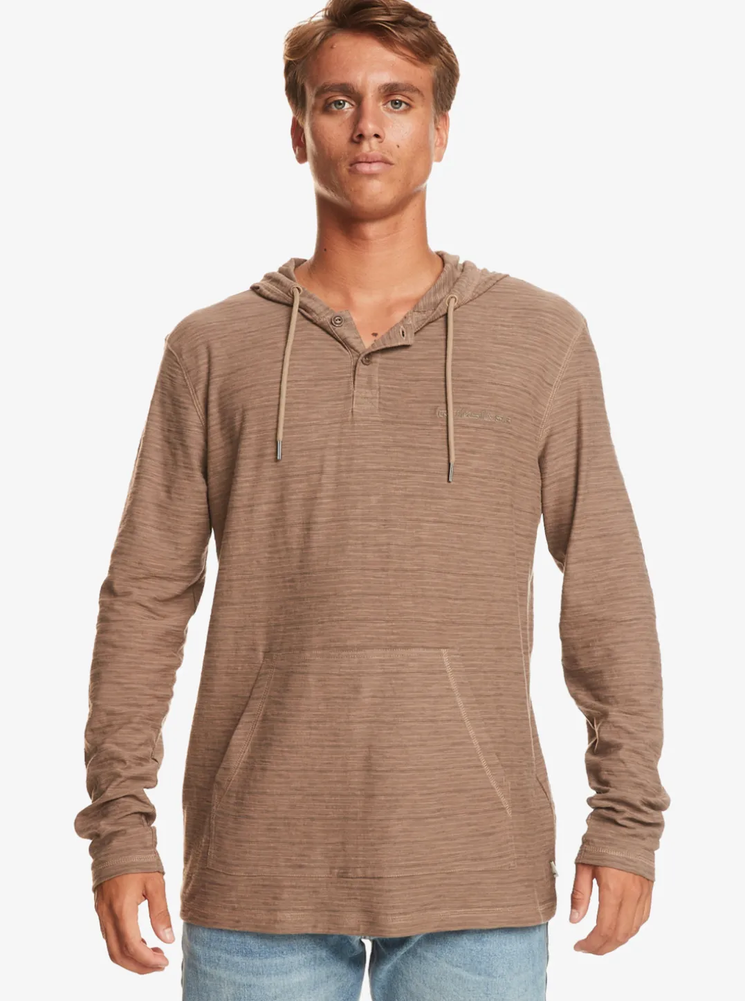 Mens Quiksilver Tees|Kentin Long Sleeves Hooded T-Shirt