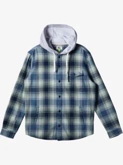 Mens Quiksilver Shirts & Polos|Kinloss Long Sleeve Hooded Shirt