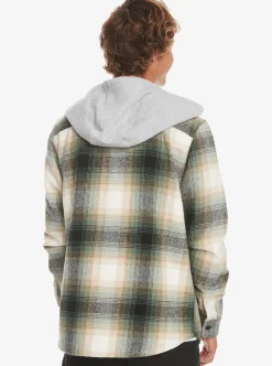 Mens Quiksilver Shirts & Polos|Kinloss Long Sleeve Hooded Shirt