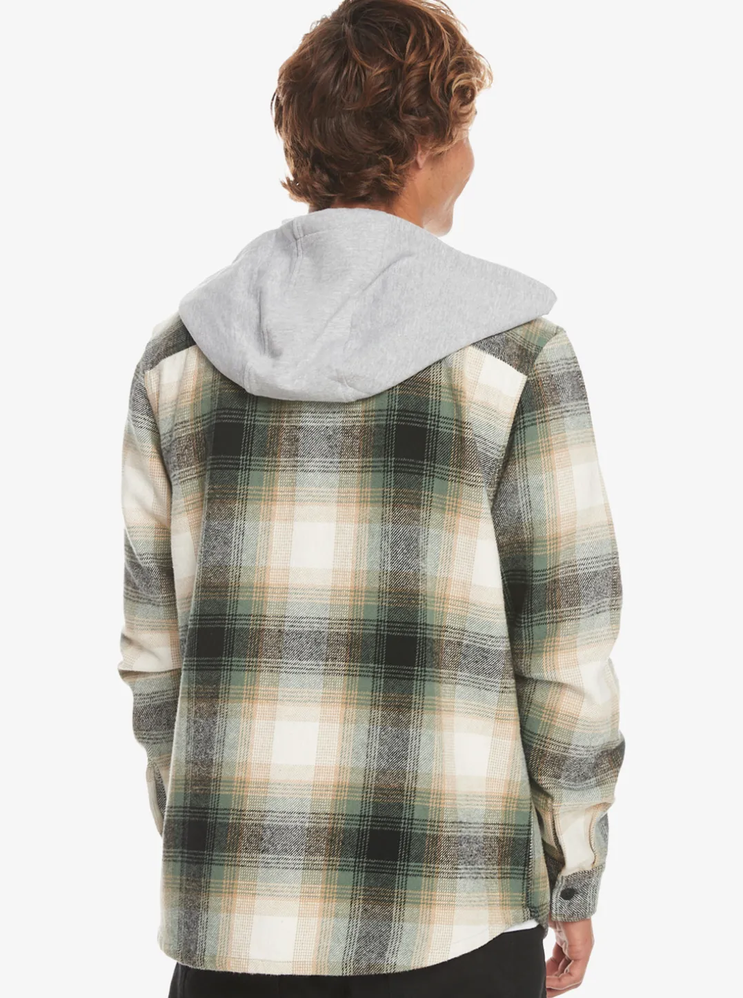 Mens Quiksilver Shirts & Polos|Kinloss Long Sleeve Hooded Shirt