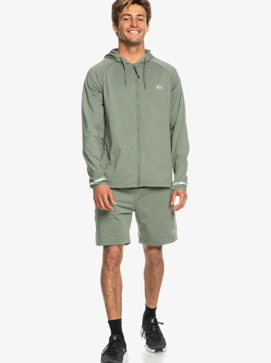 Mens Quiksilver Sweatshirts & Hoodies|Knit Training Technical Zip-Up Hoodie
