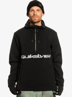 Mens Quiksilver Layers|Live For The Ride Softshelll Technical Hoodie